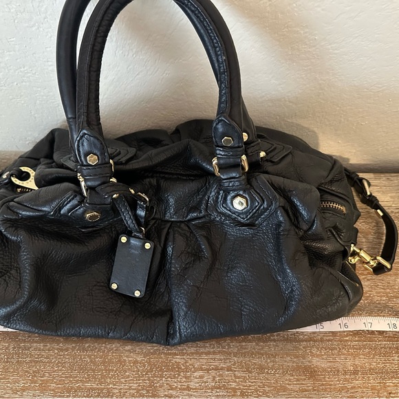 Marc by Marc Jacobs Classic Q Black Leather Shoulder Bag - Picture 8 of 9
